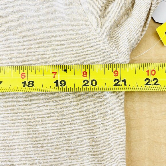 Modern Culture Men's Pullover Long Sleeve Beige T-shirt Size XL V-Neck NWT - Picture 8 of 10